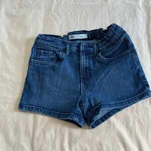 Levi's Dark Blue Jean Shorts for Women
